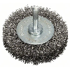 Scheibenbürste, Edelstahl, gewellter Draht, 70 mm, 0,3 mm, 15 mm, 4500 U/ min Scheibenbürste, Edelstahl, gewellter Draht, 70 mm, 0,3 mm, 15 mm, 4500 U/ min