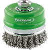 Topfbürste rostfrei M14 80x0,50mm gezopft
