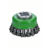X-LOCK Topfbürste 75 mm, gezopfter rostfreier Stahldraht 75 mm, 0,5 mm X-LOCK Topfbürste 75 mm, gezopfter rostfreier Stahldraht 75 mm, 0,5 mm
