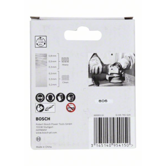 X-LOCK Topfbürste 75 mm, gezopfter rostfreier Stahldraht 75 mm, 0,5 mm-Beschreibung lesen