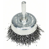 Topfbürste, Stahl, gewellter Draht, 50 mm, 0,3 mm, 4500 U/ min