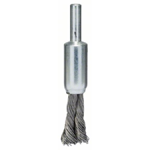 Pinselbürste, Stahl, gezopfter Draht, 0,35 mm, 10 mm, 4500 U/ min-Beschreibung lesen