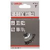 Scheibenbürste, Edelstahl, gewellter Draht, 70 mm, 0,3 mm, 10 mm, 4500 U/ min