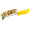 Universal-Handstielbürste Messing 260mm gewellt