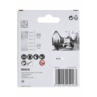 X-LOCK Topfbürste 70 mm, gewellte Messingbürsten 70 mm, 0,3 mm, X-LOCK-Beschreibung lesen