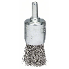 Pinselbürste, Edelstahl, gewellter Draht, 0,3 mm, 25 mm, 4500 U/ min