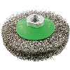 Kegelbürste rostfrei M14 100x0,20mm gewellt