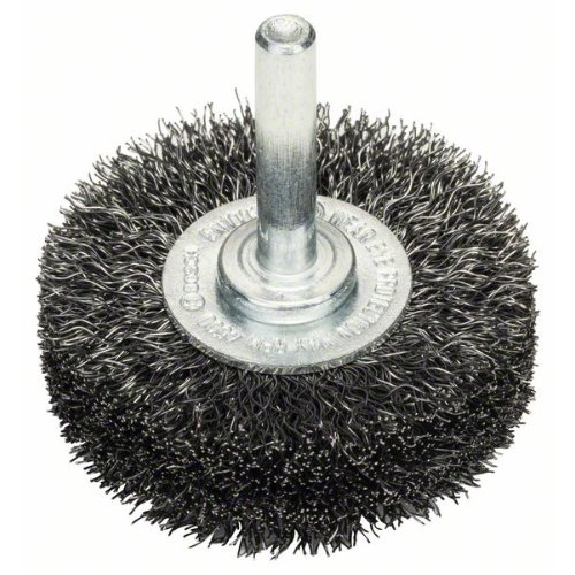 Scheibenbürste, Stahl, gewellter Draht, 50 mm, 0,2 mm, 15 mm, 4500 U/min-Beschreibung lesen