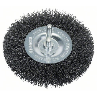 Scheibenbürste, Stahl, gewellter Draht, 100 mm, 0,3 mm, 10 mm, 4500 U/min-Beschreibung lesen