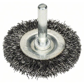 Scheibenbürste, Stahl, gewellter Draht, 50 mm, 0,3 mm, 8 mm, 4500 U/min-Beschreibung lesen