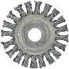 Rundbürste Stahldraht 115mm gezopft