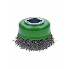 X-LOCK Topfbürste 75 mm, gewellter rostfreier Stahldraht 75 mm, 0,3 mm