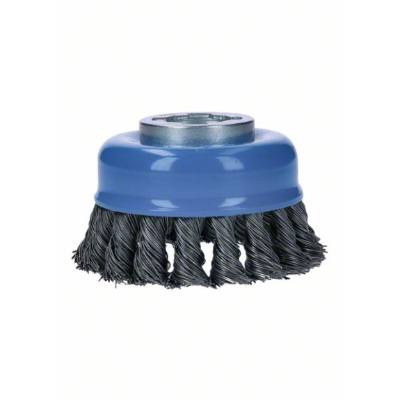 X-LOCK Topfbürste 75 mm, gezopfter Stahldraht 75 mm, 0,5 mm, X-LOCK-Beschreibung lesen
