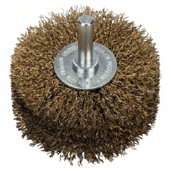 Scheibenbürste, Messing, gewellter Draht, 80 mm, 0,2 mm, 35 mm, 4500 U/ min Scheibenbürste, Messing, gewellter Draht, 80 mm, 0,2 mm, 35 mm, 4500 U/ min-Beschreibung lesen