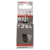 Pinselbürste, Edelstahl, gewellter Draht, 0,2 mm, 15 mm, 4500 U/ min