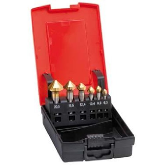 Kegelsenker-Satz DIN 335 C TiN 90 Grad 6,3-20,5mm-Beschreibung lesen