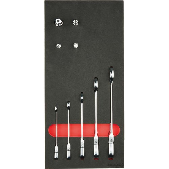 Modul Gelenk Ratschenschlüssel 9 teilig 1/3 Modul Gelenk Ratschenschlüssel 9 teilig 1/3-Beschreibung lesen