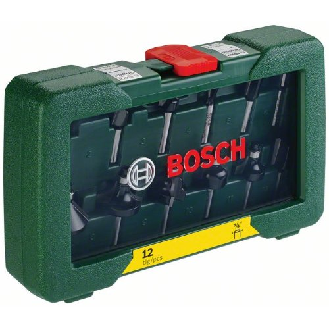 HM-Fräser-Set mit 1/4" Schaft, 12-teilig-Beschreibung lesen