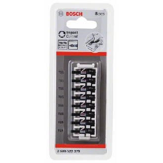 Impact Control Schrauberbitpack, 8-teilig, mit T15, 25 mm-Beschreibung lesen