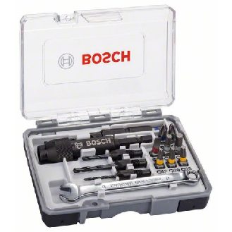 Schrauberbit-Set Drill & Drive, 20-teilig, mit HSS-Bohrern, Schraubenschlüssel-Beschreibung lesen