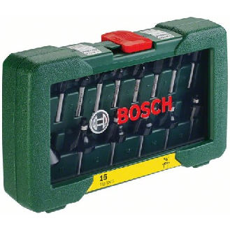 HM-Fräser-Set mit 1/4" Schaft, 15-teilig-Beschreibung lesen