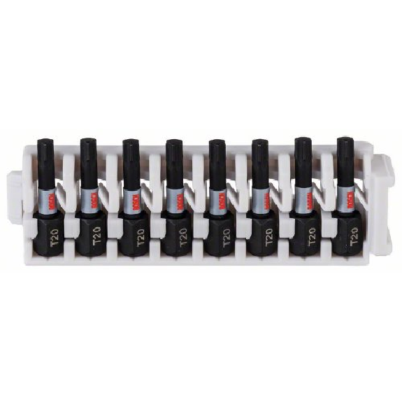 Impact Control Schrauberbitpack, 8-teilig, mit T20, 25 mm Impact Control Schrauberbitpack, 8-teilig, mit T20, 25 mm-Beschreibung lesen