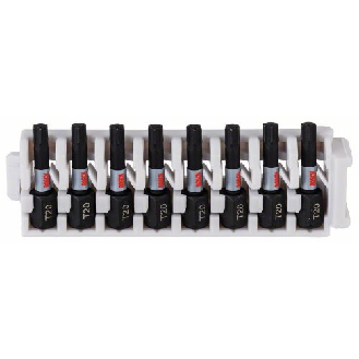Impact Control Schrauberbitpack, 8-teilig, mit T20, 25 mm-Beschreibung lesen