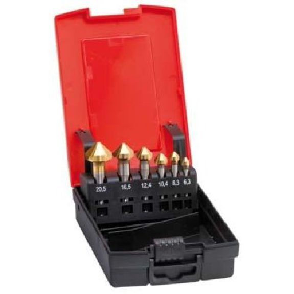 Kegelsenker-Satz DIN 335 C TiN 90 Grad 6,3-25,0mm-Beschreibung lesen