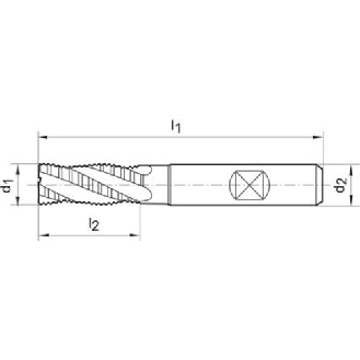 Schruppfräser-Satz DIN 844 K PM 6-16mm TiAlN 5 teilig-Beschreibung lesen