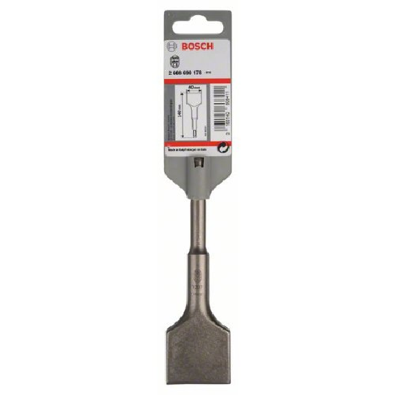 Spatmeißel mit SDS-plus-Aufnahme, 140 x 40 mm Spatmeißel mit SDS-plus-Aufnahme, 140 x 40 mm-Beschreibung lesen