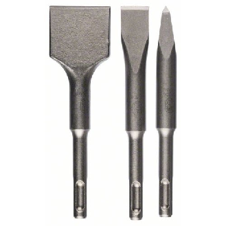 Kurzmeißel-Set SDS-plus, 3-teilig, 140, 140 x 20,140 x 40 mm-Beschreibung lesen