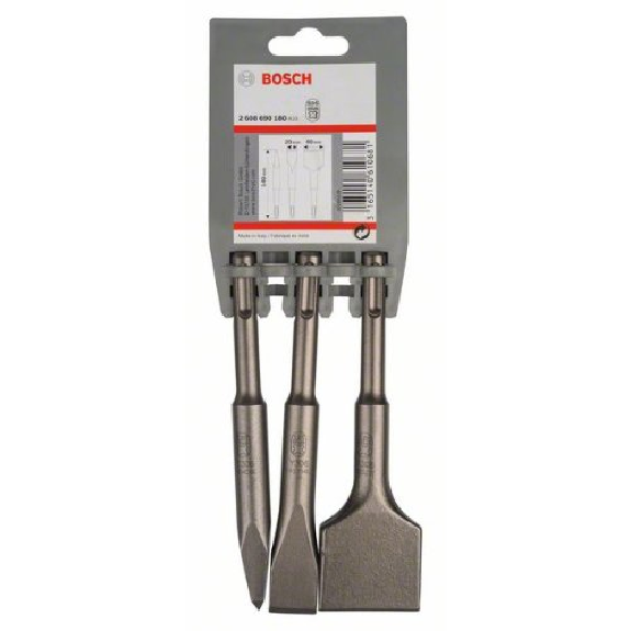 Kurzmeißel-Set SDS-plus, 3-teilig, 140, 140 x 20,140 x 40 mm Kurzmeißel-Set SDS-plus, 3-teilig, 140, 140 x 20,140 x 40 mm-Beschreibung lesen