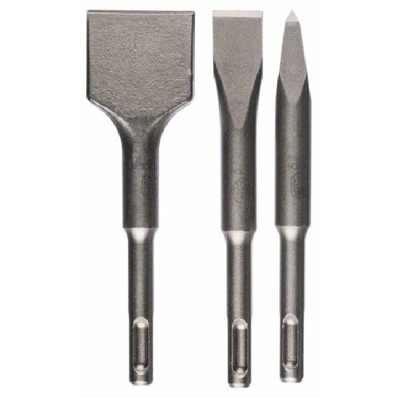 Kurzmeißel-Set SDS-plus, 3-teilig, 140, 140 x 20,140 x 40 mm Kurzmeißel-Set SDS-plus, 3-teilig, 140, 140 x 20,140 x 40 mm-Beschreibung lesen