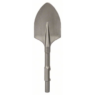Spatmeißel mit 30-mm-Sechskantaufnahme, 400 x 135 mm-Beschreibung lesen