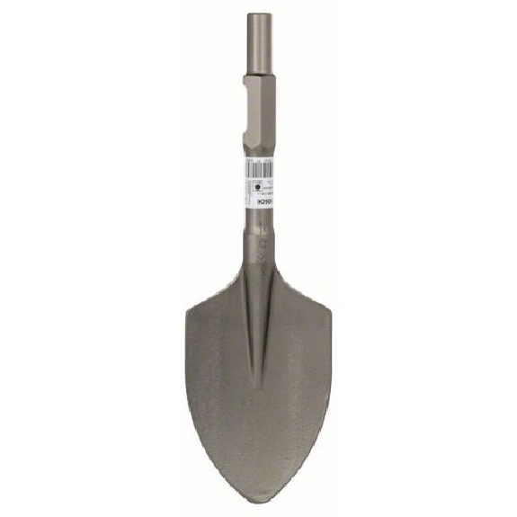Spatmeißel mit 30-mm-Sechskantaufnahme, 400 x 135 mm-Beschreibung lesen