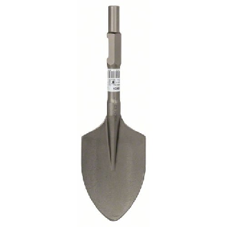 Spatmeißel mit 30-mm-Sechskantaufnahme, 400 x 135 mm-Beschreibung lesen