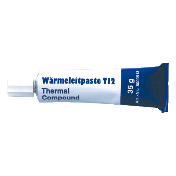 Wärmeleitpaste T12, 100 g, Tube Wärmeleitpaste T12, 100 g, Tube-Beschreibung lesen