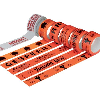 Warn-Klebeband 50mmx66m-Gesperrt-