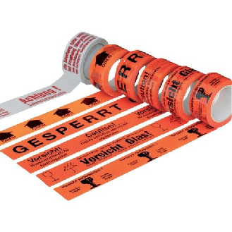 Warn-Klebeband 50mmx66m-Vorsicht Glas--Beschreibung lesen
