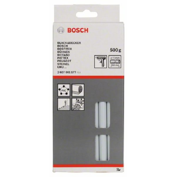 Schmelzkleber, 11 x 200 mm, 500 g, grau Schmelzkleber, 11 x 200 mm, 500 g, grau-Beschreibung lesen