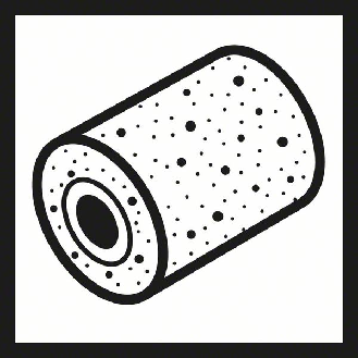 Lamellenschleifwalze, 19 mm, 60, 100 mm-Beschreibung lesen