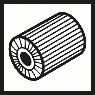 Lamellenschleifwalze, 19 mm, 120, 100 mm-Beschreibung lesen