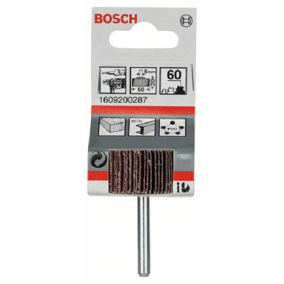 Lamellenschleifer, 6 mm, 50 mm, 20 mm, 60-Beschreibung lesen
