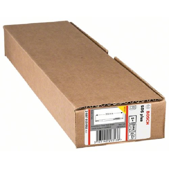 Spitzmeißel mit SDS-plus-Aufnahme, 250 mm, 5er-Pack Spitzmeißel mit SDS-plus-Aufnahme, 250 mm, 5er-Pack-Beschreibung lesen