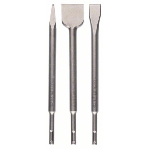 Meißel-Set SDS-plus, 3-teilig Meißel-Set SDS-plus, 3-teilig-Beschreibung lesen