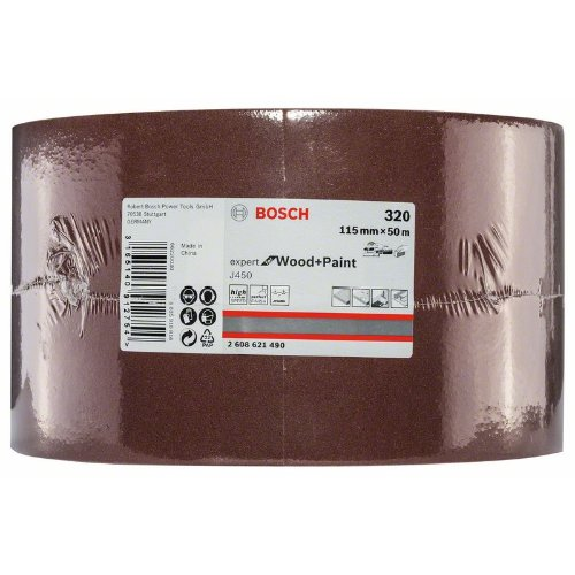 Schleifrolle J450 Expert for Wood and Paint, 115 mm x 50 m, 320 Schleifrolle J450 Expert for Wood and Paint, 115 mm x 50 m, 320-Beschreibung lesen