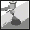 Schleifrolle C355, Papierschleifrolle - wasserfest, 115 mm, 5 m, 120