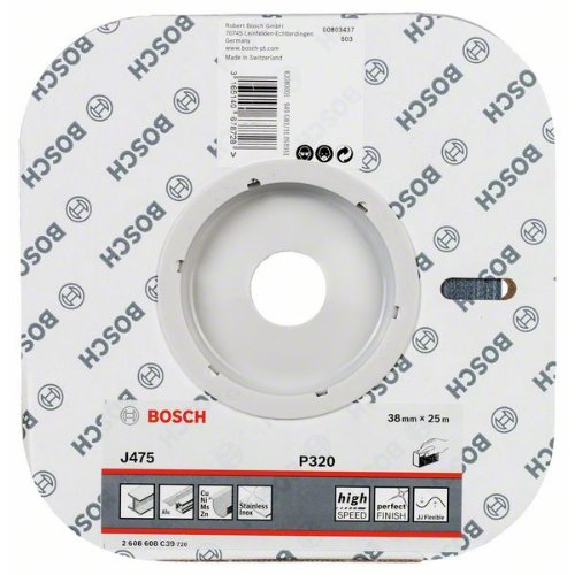 Schleifrolle J475 Best for Metal, Gewebeschleifrolle, 38 mm x 25 m, 320-Beschreibung lesen