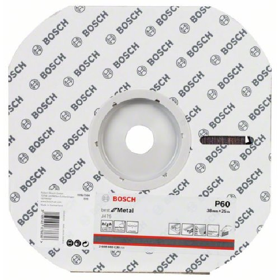 Schleifrolle J475 Best for Metal, Gewebeschleifrolle, 38 mm x 25 m, 60-Beschreibung lesen