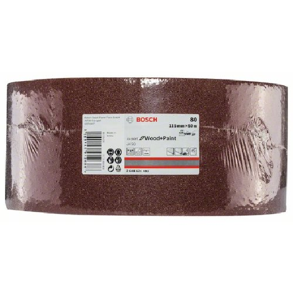 Schleifrolle J450 Expert for Wood and Paint, 115 mm x 50 m, 80 Schleifrolle J450 Expert for Wood and Paint, 115 mm x 50 m, 80-Beschreibung lesen